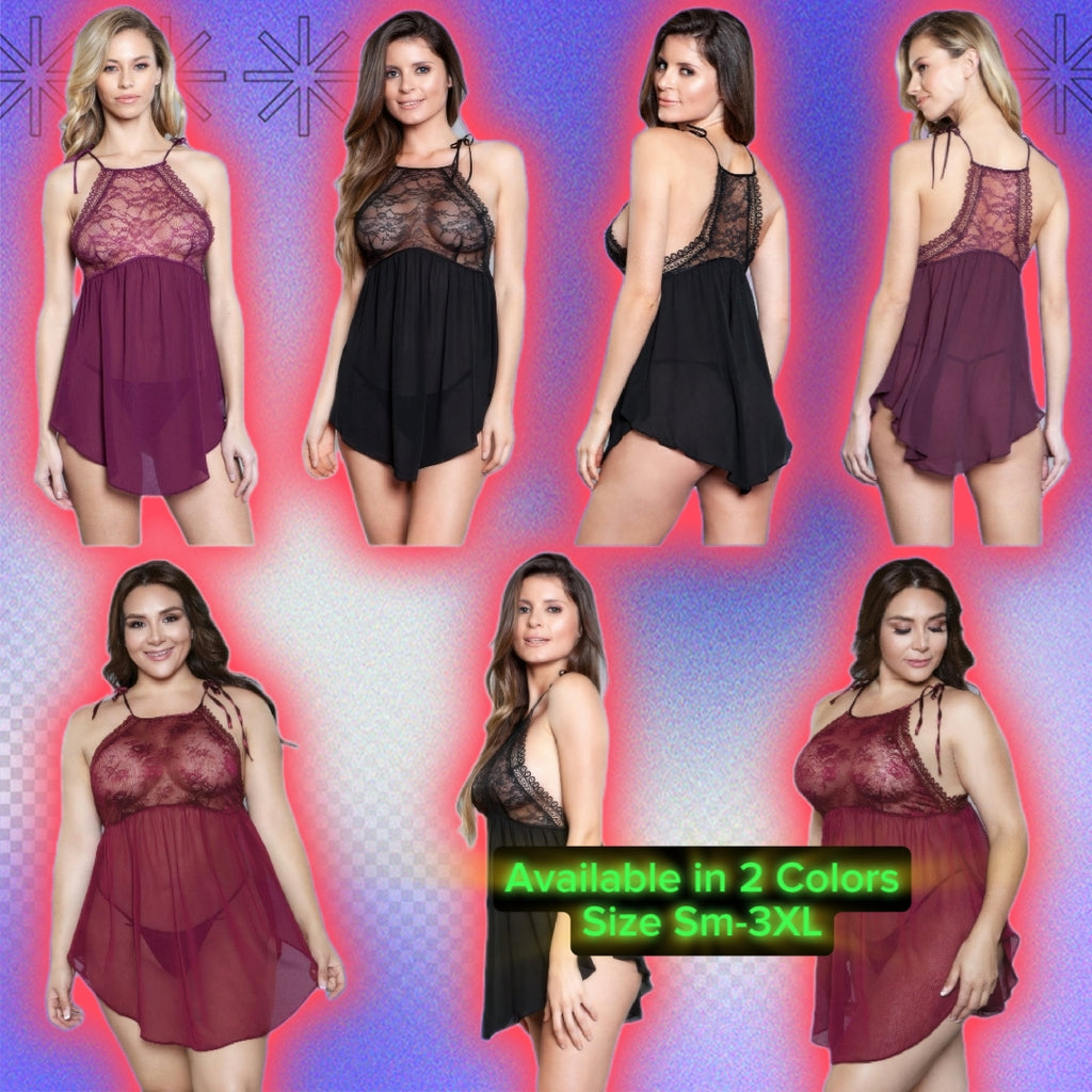 Alana Chemise Burgundy