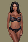 Nadine Bra & Panty Set Black